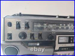 For parts AIWA TPR-820 vintage stereo radio-cassette radio OK mzmr