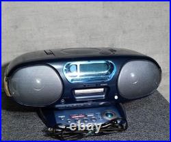 For parts as is Panasonic System Sound Boombox CD Radio Cassette Japan Vintage