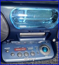For parts as is Panasonic System Sound Boombox CD Radio Cassette Japan Vintage