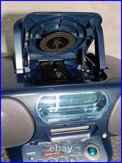 For parts as is Panasonic System Sound Boombox CD Radio Cassette Japan Vintage