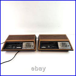 GE 7-4885A & 7-4880A Alarm Clock Radio Vintage Woodgrain Parts Repair 4885 4880