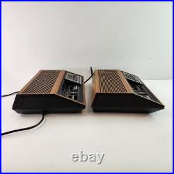 GE 7-4885A & 7-4880A Alarm Clock Radio Vintage Woodgrain Parts Repair 4885 4880