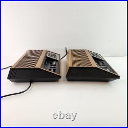 GE 7-4885A & 7-4880A Alarm Clock Radio Vintage Woodgrain Parts Repair 4885 4880