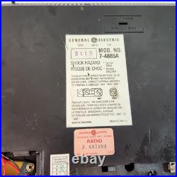 GE 7-4885A & 7-4880A Alarm Clock Radio Vintage Woodgrain Parts Repair 4885 4880