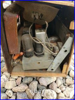 GE Antique Radio For Parts #25 Untested