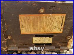 GE Antique Radio For Parts #25 Untested