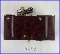 GE General Electric 515 Vintage Radio Alarm Clock Parts or Repair