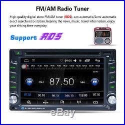 GPS Navigation Map 6.2HD 2DIN In Dash Car Stereo DVD Player Bluetooth Radio RDS
