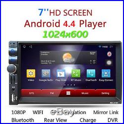 GPS Wifi Android 4.4 CAR HD 7 2 DIN STEREO MP5 RADIO PLAYER BLUETOOTH FM/USB