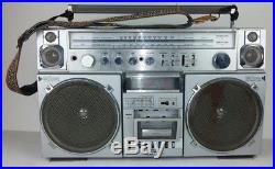 GPX Vintage Boombox Radio Model 990 For Parts Not Working Rare Huge 23x14x7