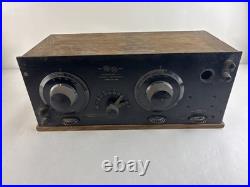 GREBE MODEL CR-5 RADIO Untested Selling ASIS. Parts