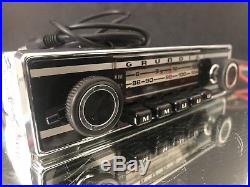 GRUNDIG WELTKLANG Vintage Chrome Classic Car FM Radio +FREE MP3 1YR WARRANTY