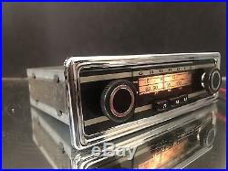GRUNDIG WELTKLANG Vintage Chrome Classic Car FM Radio +MP3 MINT FULL WARRANTY