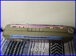 General Electric Sidestep Boom Box Untested Parts Only (Stranger Things)