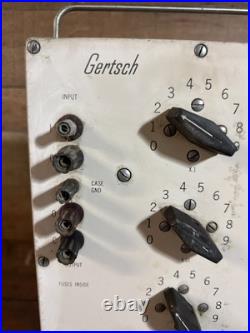 Gertsch RT-9 US Navy Radio Transformer Vintage Military RF Unit Parts Repair