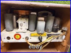 Gilfillan 66B The Overland Vintage 1946 Tube AM Radio For Parts Repair