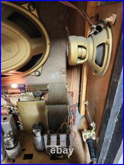 Grundig 2043 with3D Vintage Short Wave Radio Klang German FOR PARTS NON-WORKING