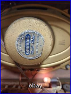 Grundig 2043 with3D Vintage Short Wave Radio Klang German FOR PARTS NON-WORKING