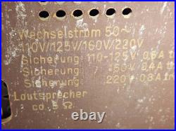 Grundig 2043 with3D Vintage Short Wave Radio Klang German FOR PARTS NON-WORKING