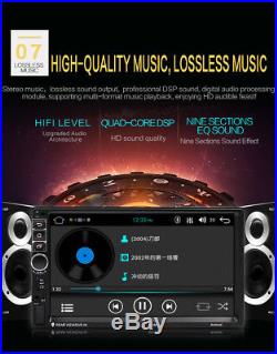 HD Quad Core 2 DIN 7'' Android 7.1 Bluetooth Car GPS Navi WiFi Radio MP5 Player