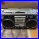 HITACHI-TRK-8180-Boombox-Radio-Cassette-Power-On-Only-For-Parts-Vintage-Japan-01-uu