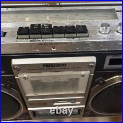 HITACHI TRK-8180 Boombox Radio Cassette Power-On Only For Parts Vintage Japan