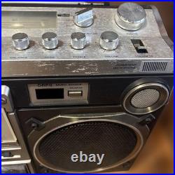 HITACHI TRK-8180 Boombox Radio Cassette Power-On Only For Parts Vintage Japan