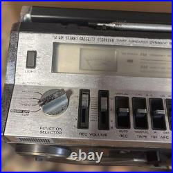 HITACHI TRK-8180 Boombox Radio Cassette Power-On Only For Parts Vintage Japan