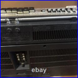 HITACHI TRK-8180 Boombox Radio Cassette Power-On Only For Parts Vintage Japan