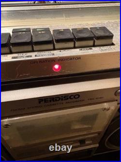 HITACHI TRK-8180 Boombox Radio Cassette Power-On Only For Parts Vintage Japan