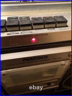 HITACHI TRK-8180 Boombox Radio Cassette Power-On Only For Parts Vintage Japan