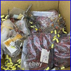 HUGE LOT OF VINTAGE RESISTORS Capacitors Radio PARTS 60LBS Erie Airco And More