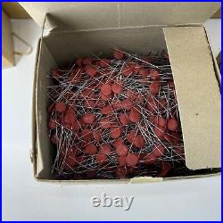 HUGE LOT OF VINTAGE RESISTORS Capacitors Radio PARTS 60LBS Erie Airco And More