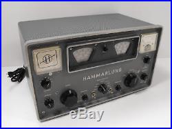 Hammarlund HQ-110 Vintage Ham Radio Receiver for Parts or Restoration SN 7525