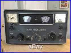 Hammarlund Model HQ-110A Vintage Ham Radio Receiver for Parts or Repair