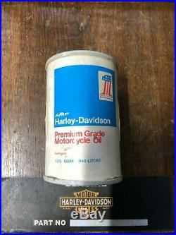 Harley-Davidson GENUINE OIL CAN AM RADIO PREMIUM AM OIL CAN WORKING NEW BATTERY