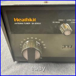 Heathkit SA-2060A Antenna Tuner Vintage Ham Radio HF Power Matcher Parts Repair