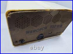 Herofon 732 UB Vintage Radio For Parts/Repair, Untested
