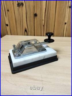 Hi-Mound HK-710 Morse Code Key Vintage Retro Marble Base Radio Parts E329