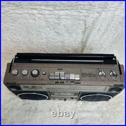 Hitachi Perdisco TRK-8020 Cassette Radio Vintage Japan AS-IS FOR PARTS OR REPAIR