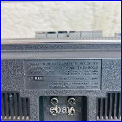 Hitachi Perdisco TRK-8020 Cassette Radio Vintage Japan AS-IS FOR PARTS OR REPAIR