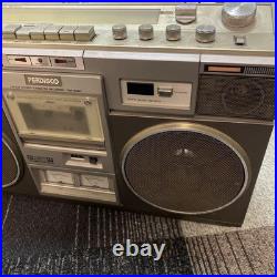 Hitachi TRK-8280 PERDiSCO Boombox Vintage Japan For Parts or Repair Tested