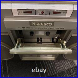 Hitachi TRK-8280 PERDiSCO Boombox Vintage Japan For Parts or Repair Tested