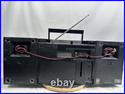 Hitachi Trk-w545w Boombox Rare Vintage Parts/repair