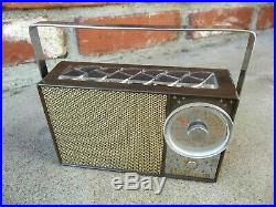 Hoffman Electronics Corp. Trans Solar Transistor Radio For Parts Or Restore