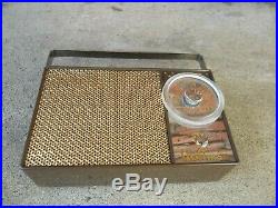 Hoffman Electronics Corp. Trans Solar Transistor Radio For Parts Or Restore