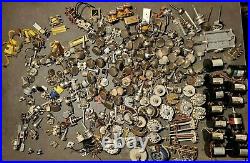 Huge Lot Of Vintage Potentiometers Pots Capacitors Switches Amp Radio Parts