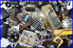 Huge Mixed Lot Vintage Radio Electronic Repair Parts Knobs Sockets Switch Diode