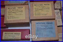 Huge Vintage Lot U. S. Navy Military Radio Spare Parts Lot NEW OLD STOCK 1