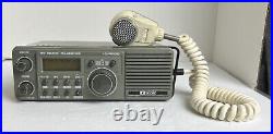 Icom IC-M100 Radio w Handset Untested Parts or Repairs For Parts Vintage